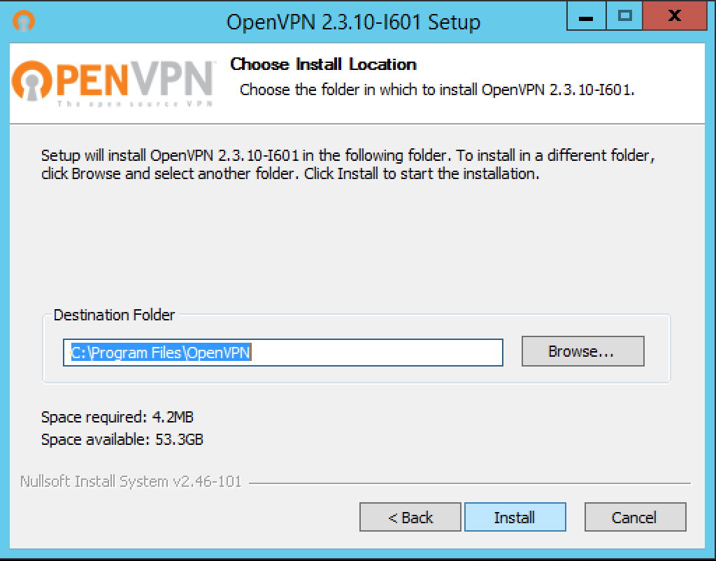 openvpn server set up windows mail